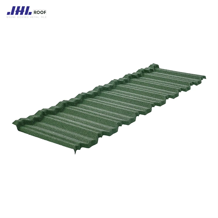 China Natural Stone Coated Steel Foof Tile
