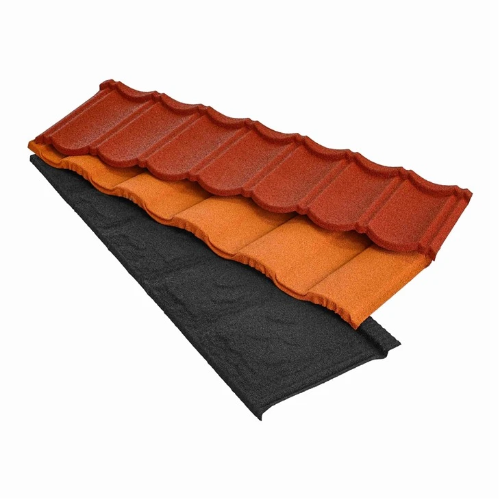 Bond Type Stone Coated Metal Roof Tile Popular