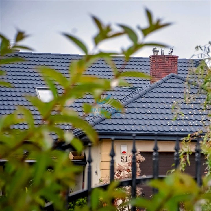 Color Coated Stone Metal Bond Roof Tiles